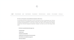 Desktop Screenshot of physiotherapie-ziesing.com